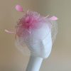 Hats | Women’s Mesh With Faux Feather/Veil Kentucky Derby Fascinators With Clip/Headband Rose – Girls