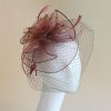 Hats | Women’s Mesh With Faux Feather/Veil Kentucky Derby Fascinators With Clip/Headband Rose – Girls