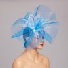 Hats | Women’s Mesh With Flower Kentucky Derby Fascinators With Clip Dark Navy – Girls