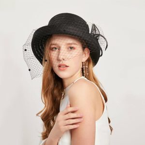 Hats | Women’s Polyester Kentucky Derby Church Hats Black – Girls