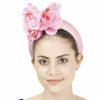 Hats | Women’s Polyester Kentucky Derby Fascinators With Headband Light Blue – Girls