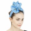 Hats | Women’s Polyester Kentucky Derby Fascinators With Headband Light Blue – Girls