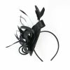 Hats | Women’s Polyester/Satin With Faux Feather Kentucky Derby Fascinators With Headband Dark Blue – Girls