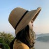 Hats | Women’s Simple Bowknot Casual/Holiday Summer Sun Hats/Bucket Hats/Straw Hats Khaki – Girls