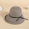 Hats | Women’s Simple Bowknot Casual/Holiday Summer Sun Hats/Bucket Hats/Straw Hats Khaki – Girls