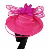 Hats | Women’s Sinamay Bowknot Kentucky Derby Fascinators With Clip Black – Girls