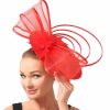 Hats | Women’s Sinamay Bowknot Kentucky Derby Fascinators With Clip Black – Girls