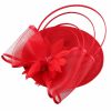 Hats | Women’s Sinamay Bowknot Kentucky Derby Fascinators With Clip Black – Girls