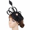 Hats | Women’s Sinamay Kentucky Derby Pillbox Hats/Fascinators With Clip Rose – Girls