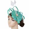 Hats | Women’s Sinamay Kentucky Derby Pillbox Hats/Fascinators With Clip Rose – Girls