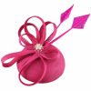 Hats | Women’s Sinamay Kentucky Derby Pillbox Hats/Fascinators With Clip Rose – Girls