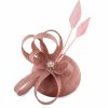 Hats | Women’s Sinamay Kentucky Derby Pillbox Hats/Fascinators With Clip Rose – Girls