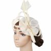 Hats | Women’s Sinamay Kentucky Derby Pillbox Hats/Fascinators With Clip Rose – Girls