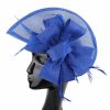 Hats | Women’s Sinamay Kentucky Derby Saucer Hats/Fascinators With Clip Light Blue – Girls