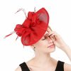 Hats | Women’s Sinamay Kentucky Derby Saucer Hats/Fascinators With Clip Light Blue – Girls