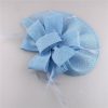 Hats | Women’s Sinamay Kentucky Derby Saucer Hats/Fascinators With Clip Light Blue – Girls