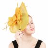 Hats | Women’s Sinamay Kentucky Derby Saucer Hats/Fascinators With Clip Light Blue – Girls