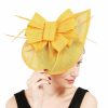 Hats | Women’s Sinamay Kentucky Derby Saucer Hats/Fascinators With Clip Light Blue – Girls