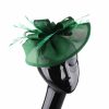 Hats | Women’s Sinamay Kentucky Derby Saucer Hats/Fascinators With Clip Light Blue – Girls