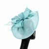 Hats | Women’s Sinamay Kentucky Derby Saucer Hats/Fascinators With Clip Light Blue – Girls