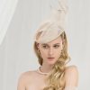 Hats | Women’s Sinamay Kentucky Derby Saucer Hats/Fascinators With Headband Champagne – Girls