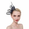 Hats | Women’s Sinamay With Bowknot/Faux Feather Kentucky Derby Fascinators With Clip/Headband Orange – Girls