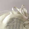 Hats | Women’s Sinamay With Bowknot/Rhinestone Kentucky Derby Saucer Hats/Fascinators With Headband Champagne – Girls