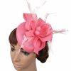 Hats | Women’s Sinamay With Faux Feather Kentucky Derby Pillbox Hats/Fascinators With Clip Royal Blue – Girls