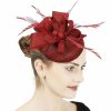 Hats | Women’s Sinamay With Faux Feather Kentucky Derby Pillbox Hats/Fascinators With Clip Royal Blue – Girls