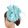 Hats | Women’s Sinamay With Faux Feather Kentucky Derby Pillbox Hats/Fascinators With Clip Royal Blue – Girls