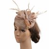 Hats | Women’s Sinamay With Faux Feather Kentucky Derby Pillbox Hats/Fascinators With Clip Royal Blue – Girls