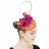 Hats | Women’s Sinamay With Flower Kentucky Derby Pillbox Hats/Fascinators With Clip Orange – Girls