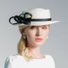 Hats | Women’s Summer Polyester With Bowknot Kentucky Derby Church Hats/Panama Hats White – Girls