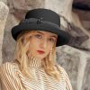 Hats | Women’s Summer Polyester With Pearl Casual Sun Hats Champagne – Girls