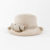 Hats | Women’s Summer Polyester With Pearl Casual Sun Hats Champagne – Girls