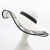 Hats | Women’s Wide Brim Acrylic Fabric Kentucky Derby Church Hats White – Girls