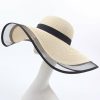 Hats | Women’s Wide Brim Acrylic Fabric Kentucky Derby Church Hats White – Girls