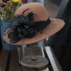 Hats | Women’s Wide Brim Felt With Flower Kentucky Derby Church Hats Black – Girls