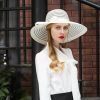 Hats | Women’s Wide Brim Mesh With Bowknot Kentucky Derby Church Hats White – Girls