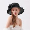 Hats | Women’s Wide Brim Organza Kentucky Derby Church Hats Pink – Girls