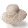 Hats | Women’s Wide Brim Organza With Flower Kentucky Derby Church Hats Purple – Girls