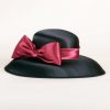 Hats | Women’s Wide Brim Polyester/Satin With Bowknot Kentucky Derby Church Hats Black – Girls