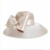 Hats | Women’s Wide Brim Polyester/Satin With Bowknot Kentucky Derby Church Hats Black – Girls