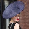 Hats | Women’s Wide Brim Sinamay With Faux Feather Kentucky Derby Saucer Hats/Fascinators With Headband Dark Navy – Girls