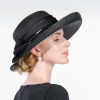 Hats | Women’s Wide Brim Summer Polyester With Bowknot/Ribbons Kentucky Derby Church Hats/Panama Hats Champagne – Girls