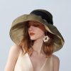 Hats | Women’s Wide Brim Summer Raffia Straw Kentucky Derby Floppy Hats/Church Hats Light Coffee – Girls