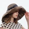 Hats | Women’s Wide Brim Summer Raffia Straw Kentucky Derby Floppy Hats/Church Hats Light Coffee – Girls