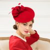 Hats | Women’s Wool Kentucky Derby Saucer Hats/Fascinators With Headband Camel – Girls