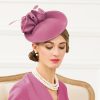 Hats | Women’s Wool Kentucky Derby Saucer Hats/Fascinators With Headband Camel – Girls