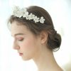 Headpieces | Beading Flower Crowns & Tiaras Bridal Wedding Headpieces Gold – Girls